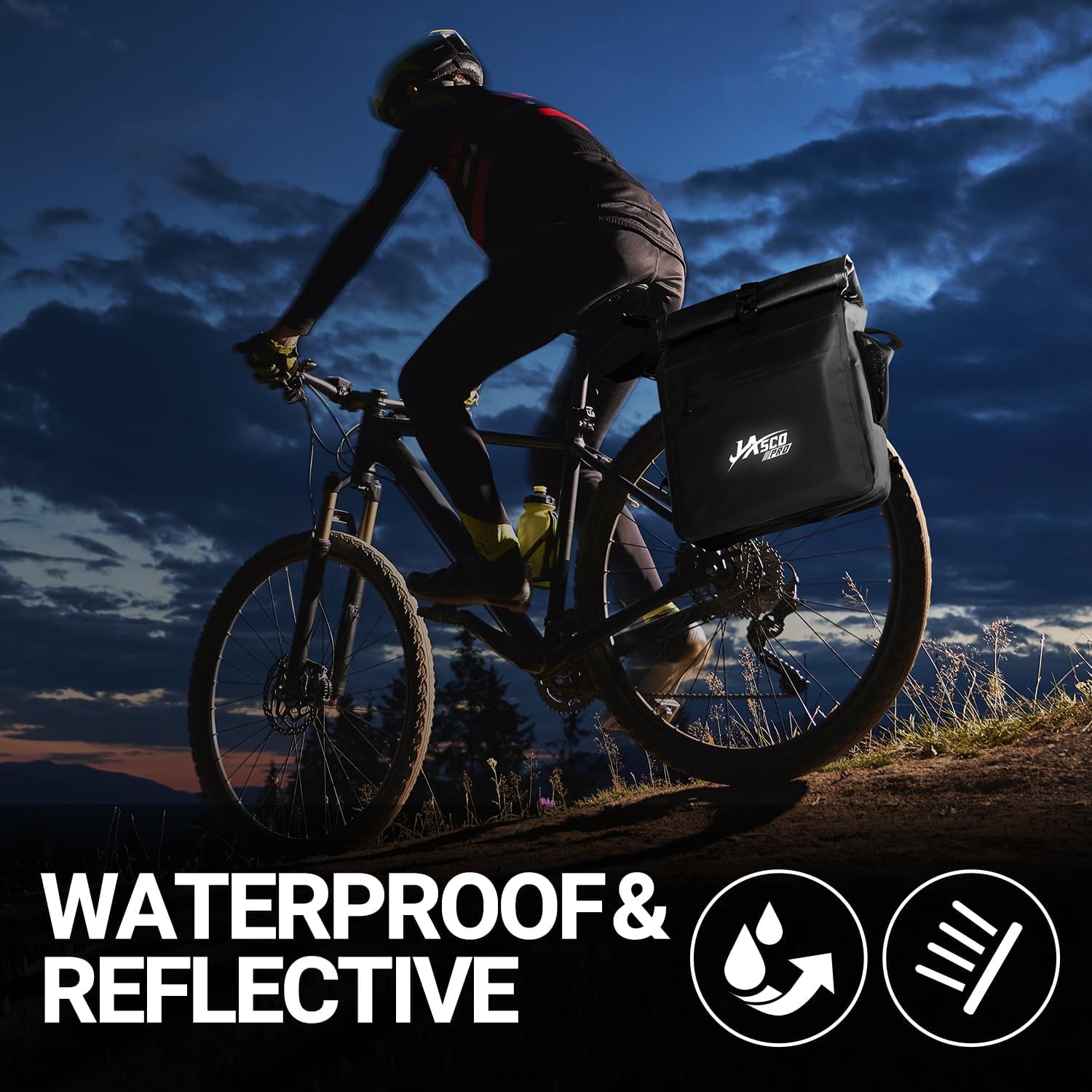 100% waterdicht en reflecterend in het donker