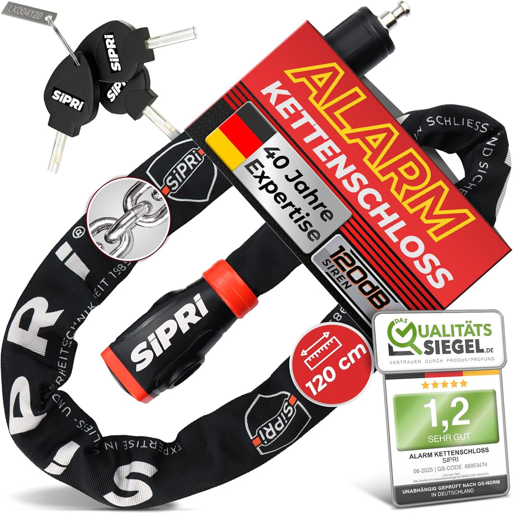 Alarm kettingslot e-bike anti-diefstal