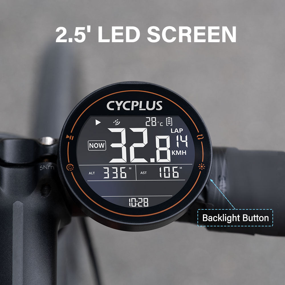 Fietsnavigatie GPS-Computer — 2.4" Kleuren Touchscreen