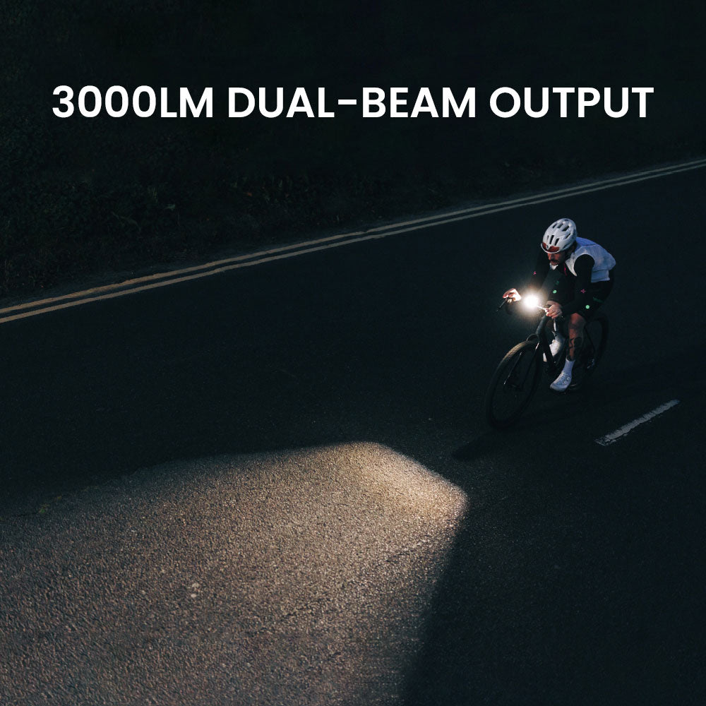 1800 Lumen Fietsverlichting Pro-Set — Voor & Achter