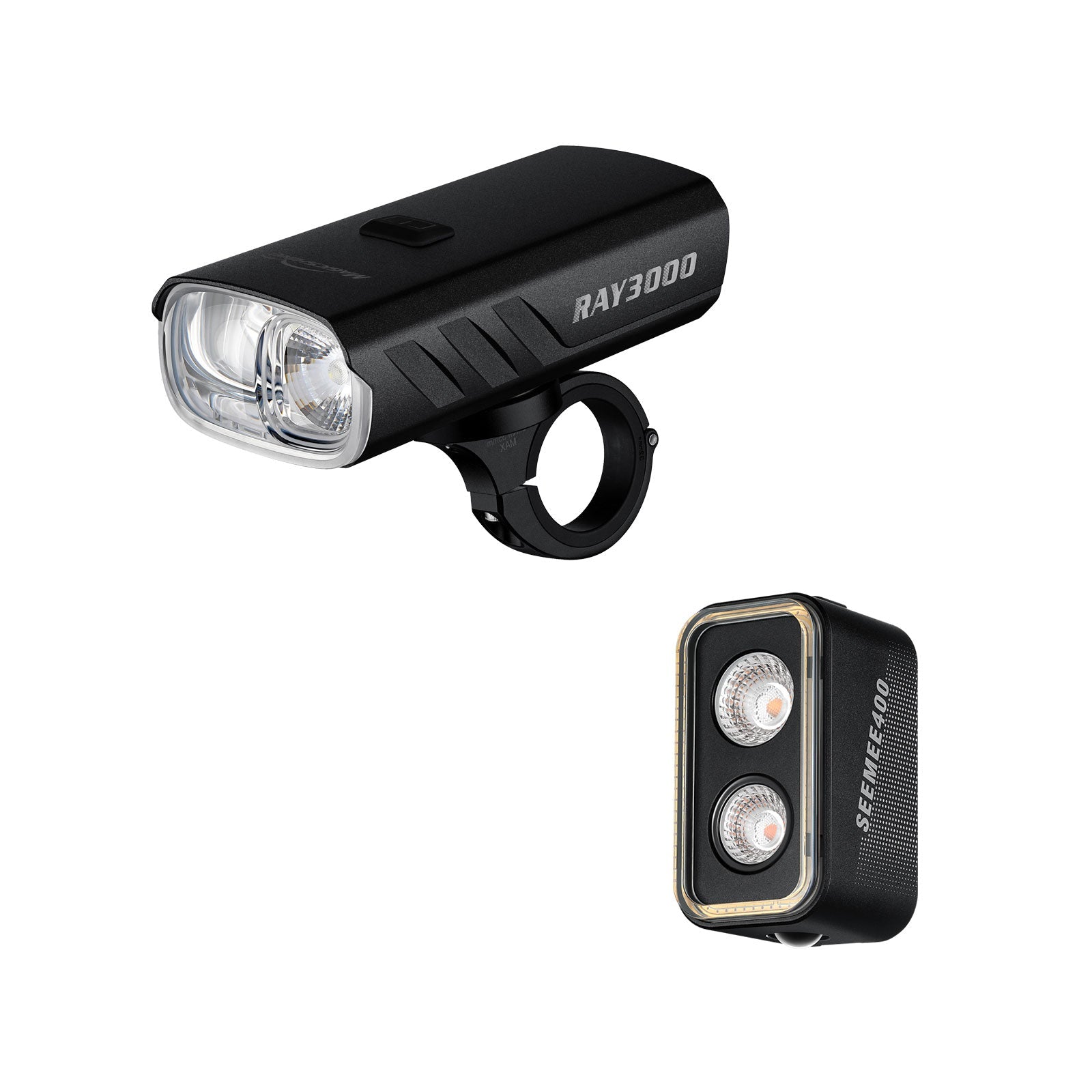 1800 Lumen Fietsverlichting Pro-Set — Voor & Achter