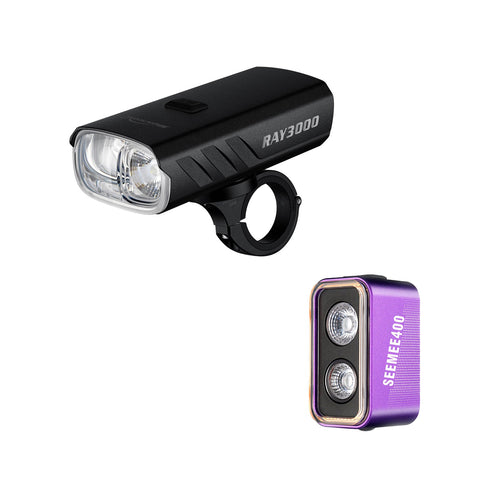 1800 Lumen Fietsverlichting Pro-Set — Voor & Achter