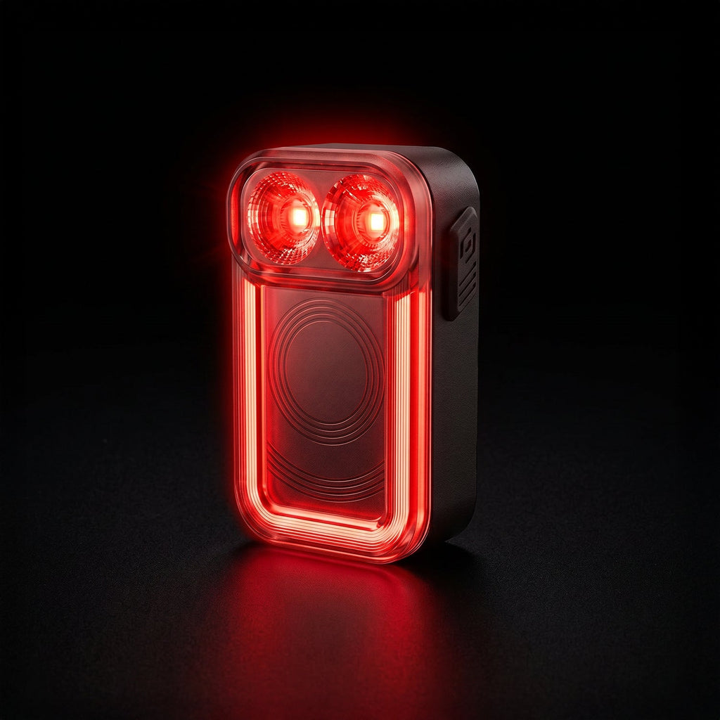 Fiets Radar Achterlicht — Achteruitkijk & Rem-detectie