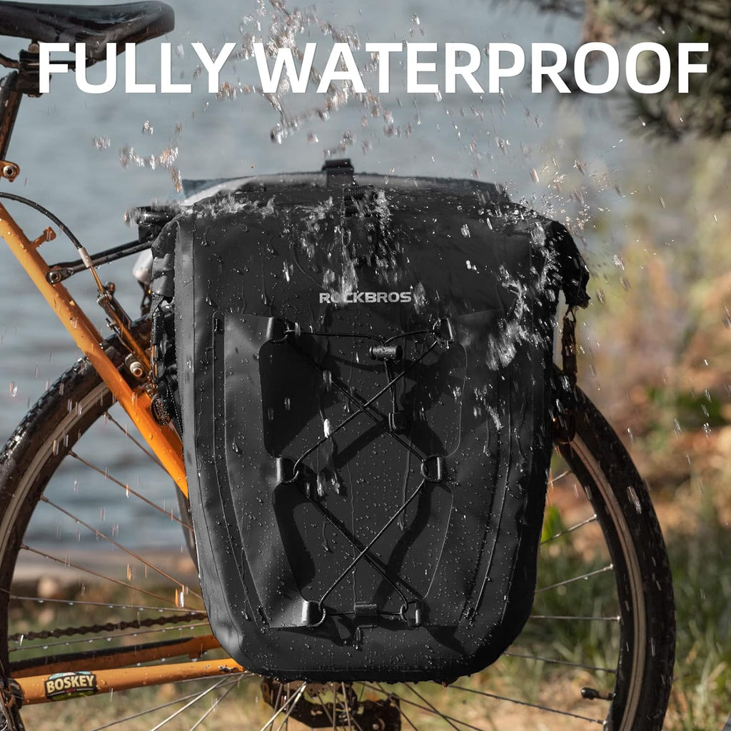 Waterdichte Dubbele Fietstas 40L — Ortlieb-Stijl Roll-Top