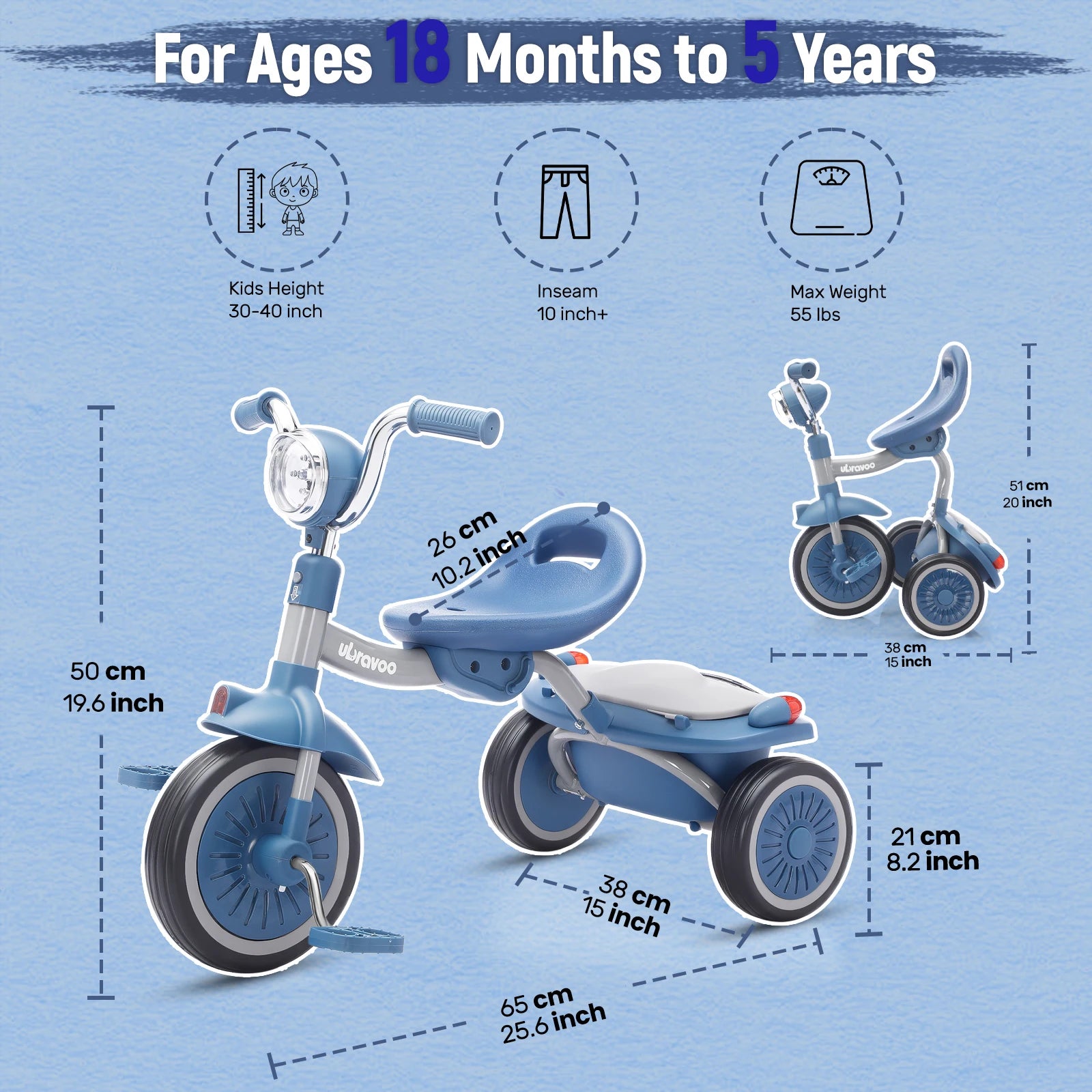 Fietspack™ Loopfiets – Verstelbaar Zadel – Vanaf 2 Jaar